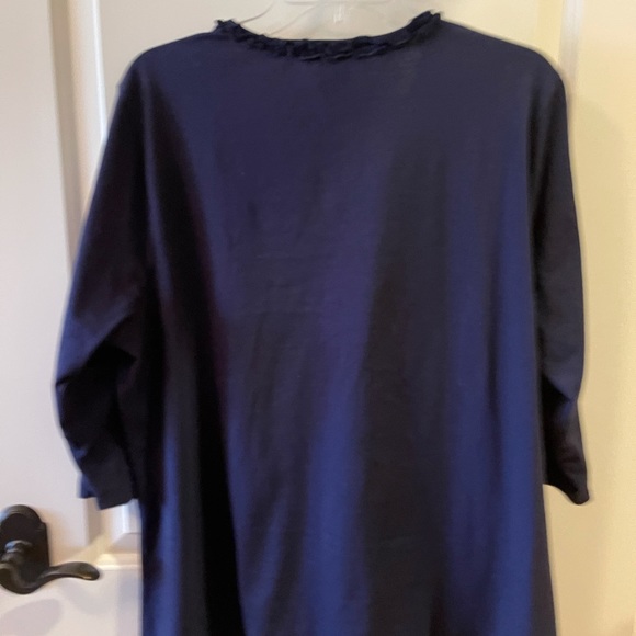 Ulla Popken Tunic Blue Size 16/18 - Picture 2 of 2